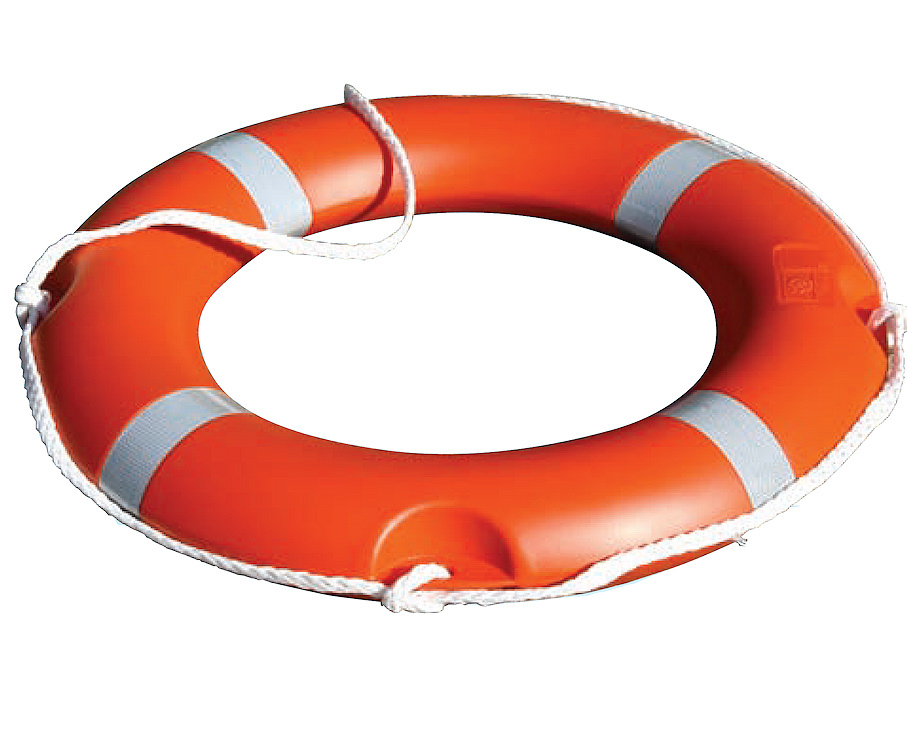 SWIMMING POOL LIFE SAVE RING 30" PLASTIC MDL#SR03 / SR04 - ORANGE COLOR
